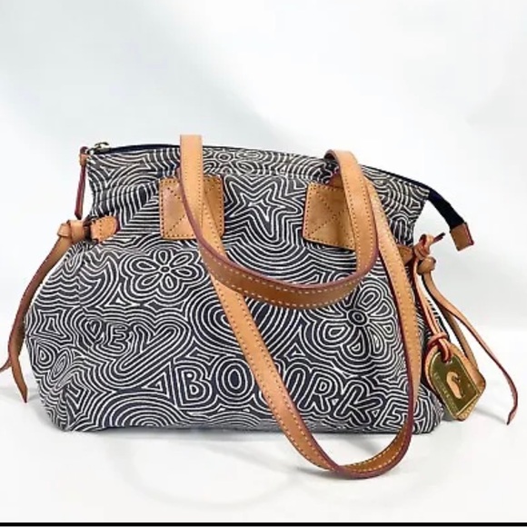 *sold* Dooney & Bourke Doodle Swirl Shoulder Bag - Picture 12 of 15